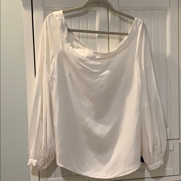 Floreat blouse off shoulder WHITE - Picture 2 of 6
